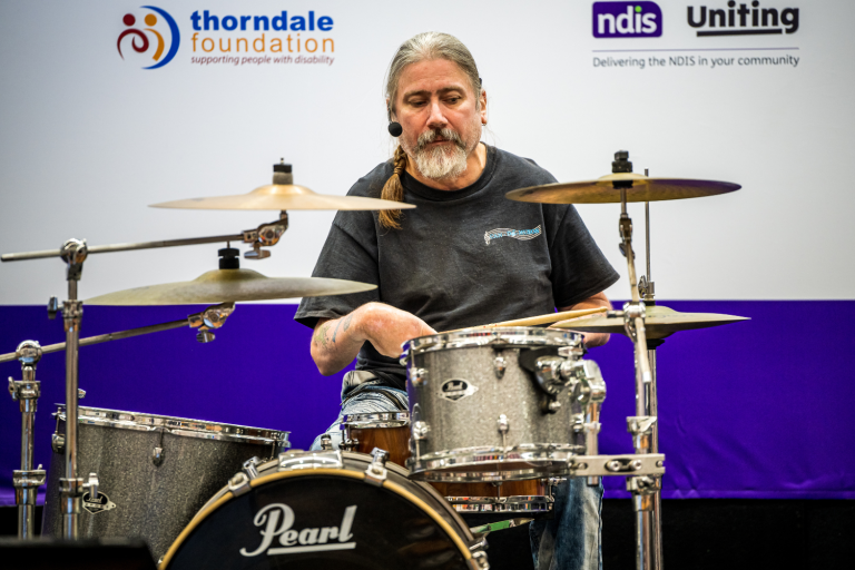 Stage performer at the Nepean Expo